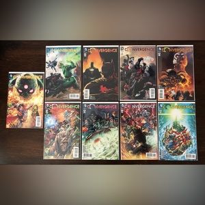Convergence #0-8 DC Comics NM 2015 Complete Series + add. second print of #2